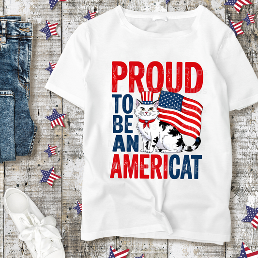 RTS Proud to be an Ameri Cat Shirt