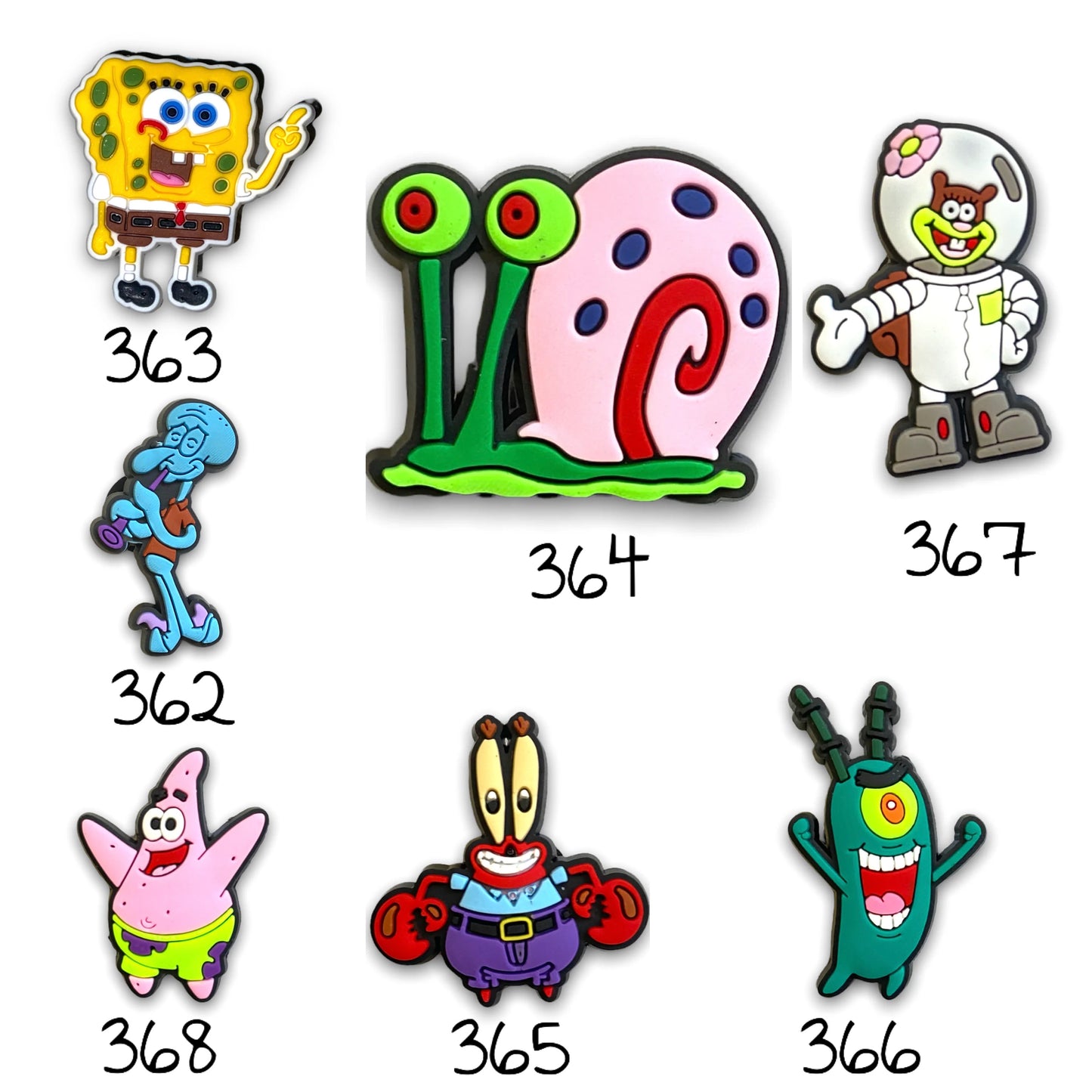 Sponge Bob Friends Silicone Charm