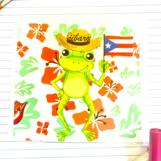 427-B Jibaro Puerto Rico Decal