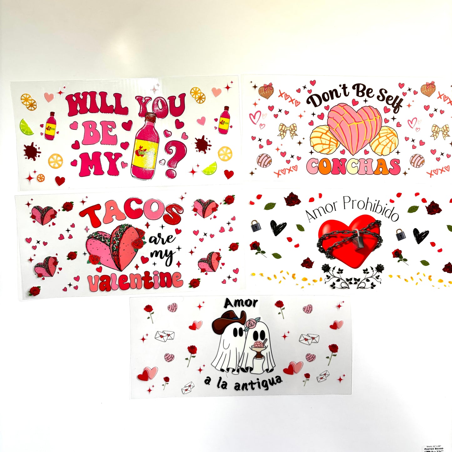 Hispanic Valentine’s Day UV DTF Bundle (Exclusive)