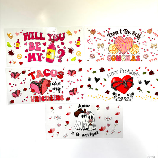 Hispanic Valentine’s Day UV DTF Bundle (Exclusive)