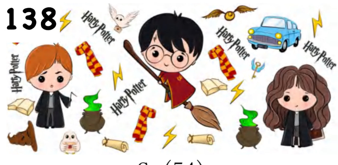 138 Harry Potter UV DTF Wrap