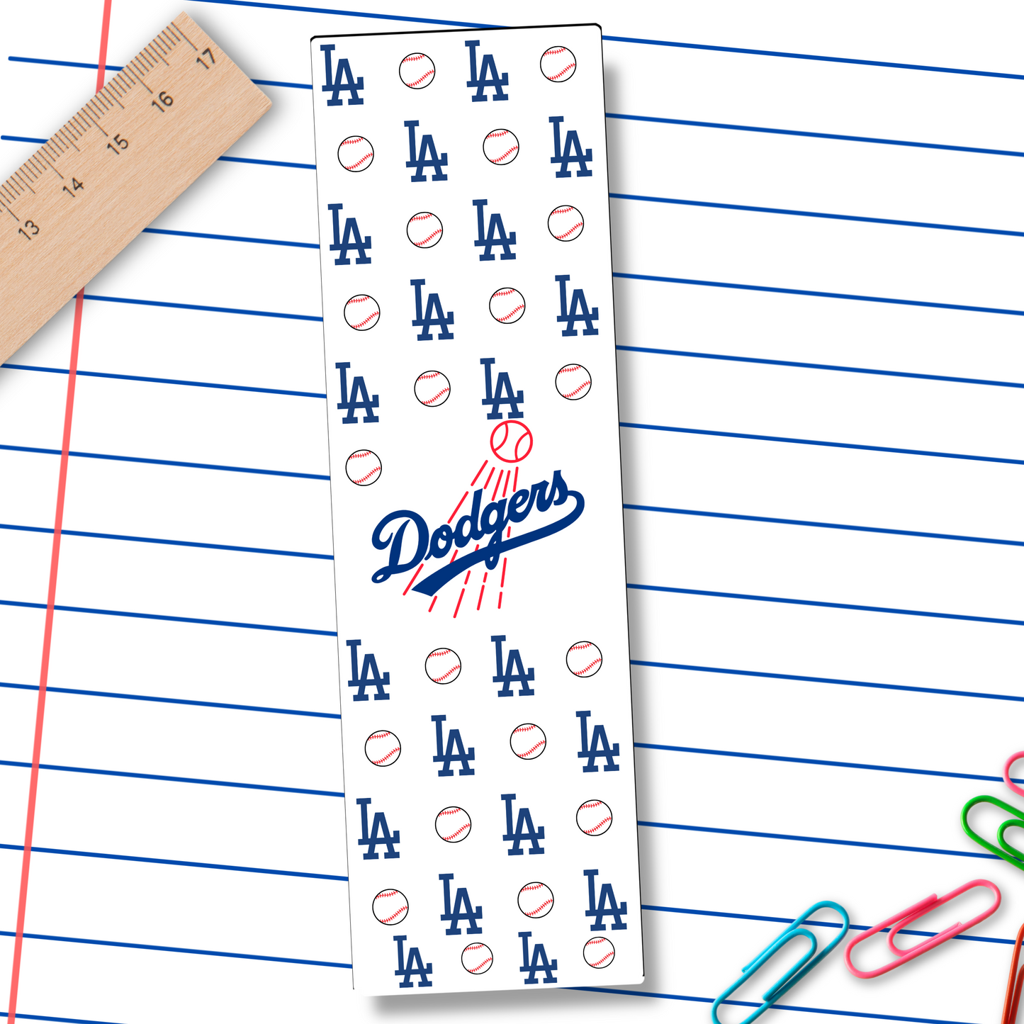 P-PW 037 Dodgers Baseball