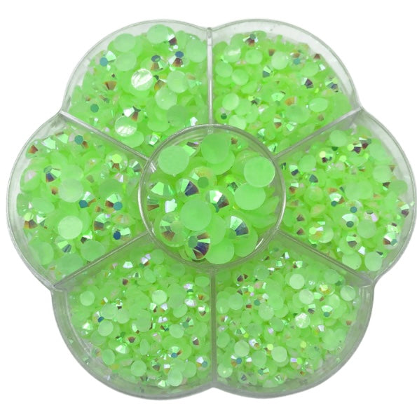 Peridot Rhinestones Set