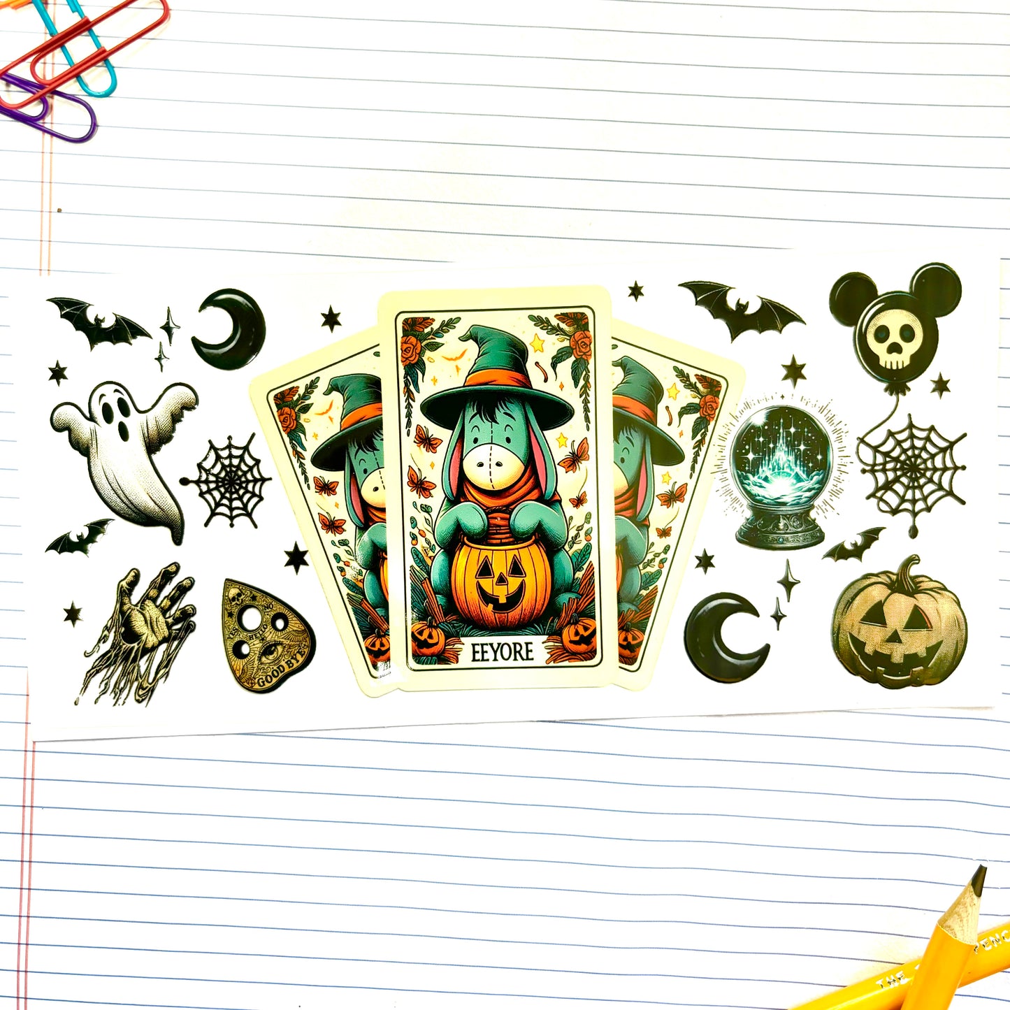 408 Donkey Card Halloween Wrap