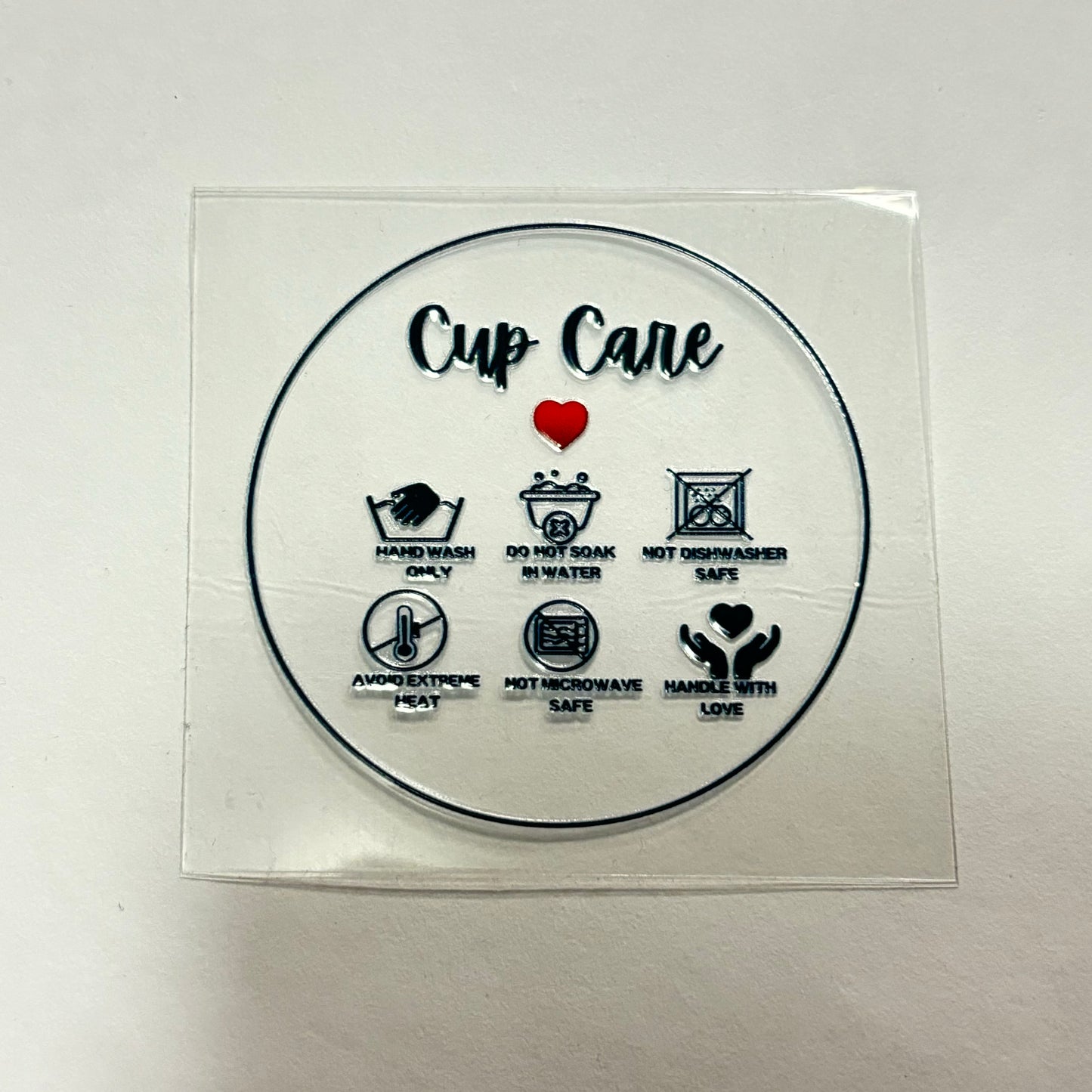 Cup Care UV DTF