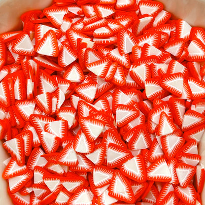 Strawberry Slices Polymer Clay