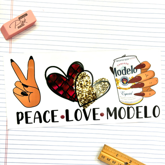 163 Peace Love Modelo Wrap