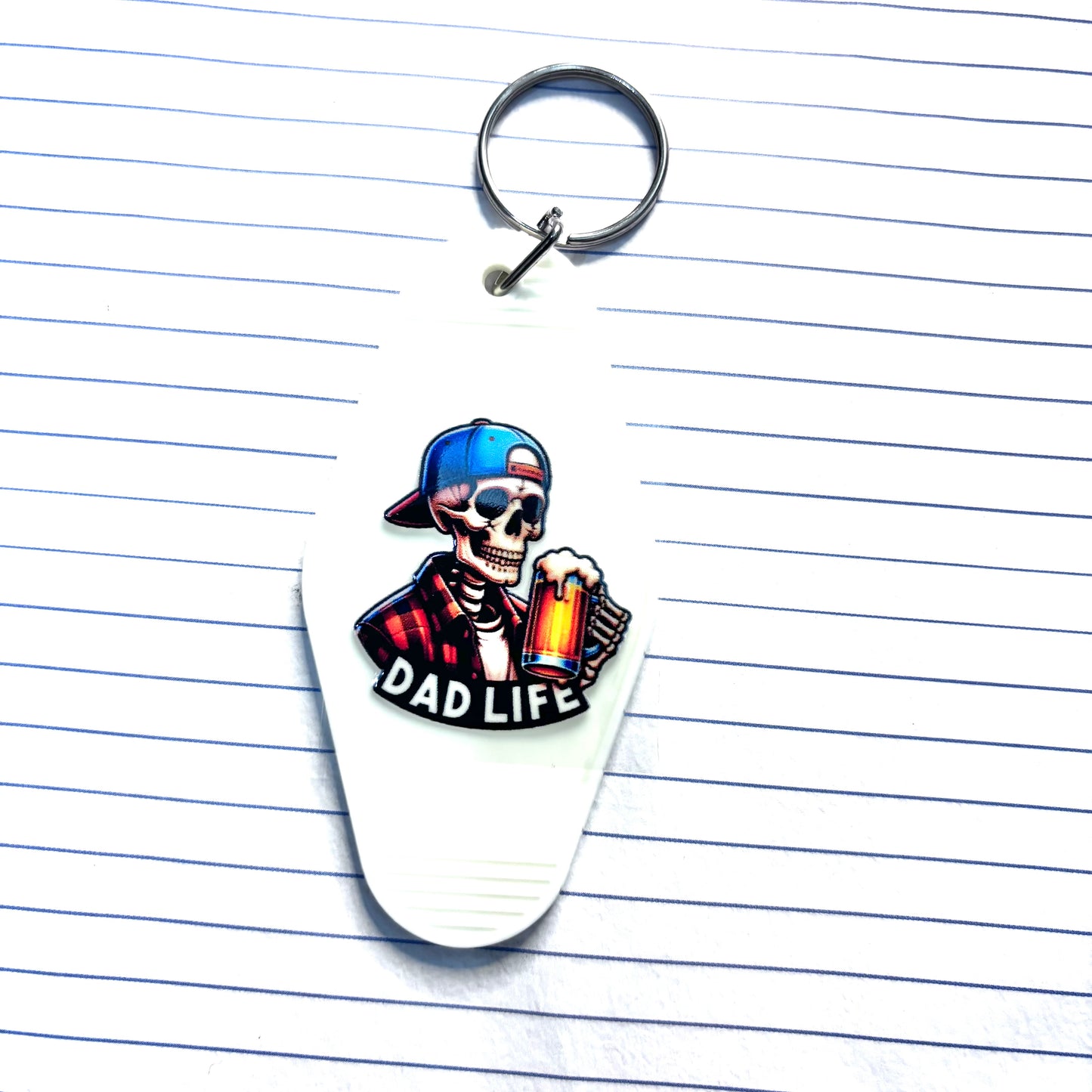 018 Dad Life Motel Keychain Decal