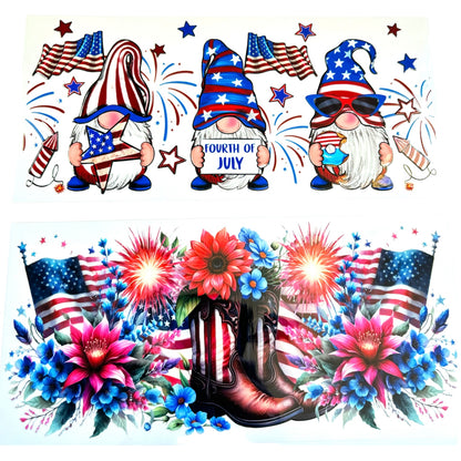 USA 4th of July UV DTF Bundle