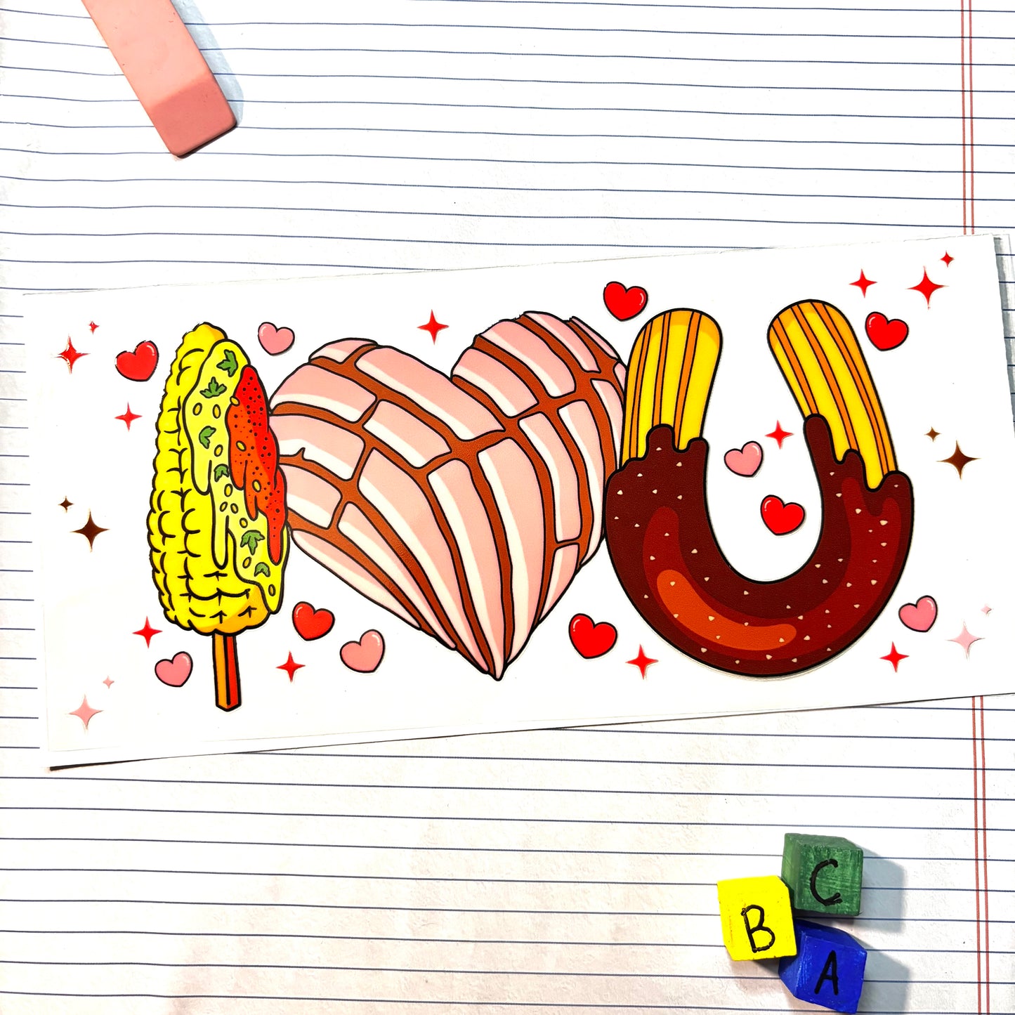 482 Elote Concha Churro Valentines (Exclusive)