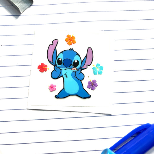 001 Stitch 2inch Decal