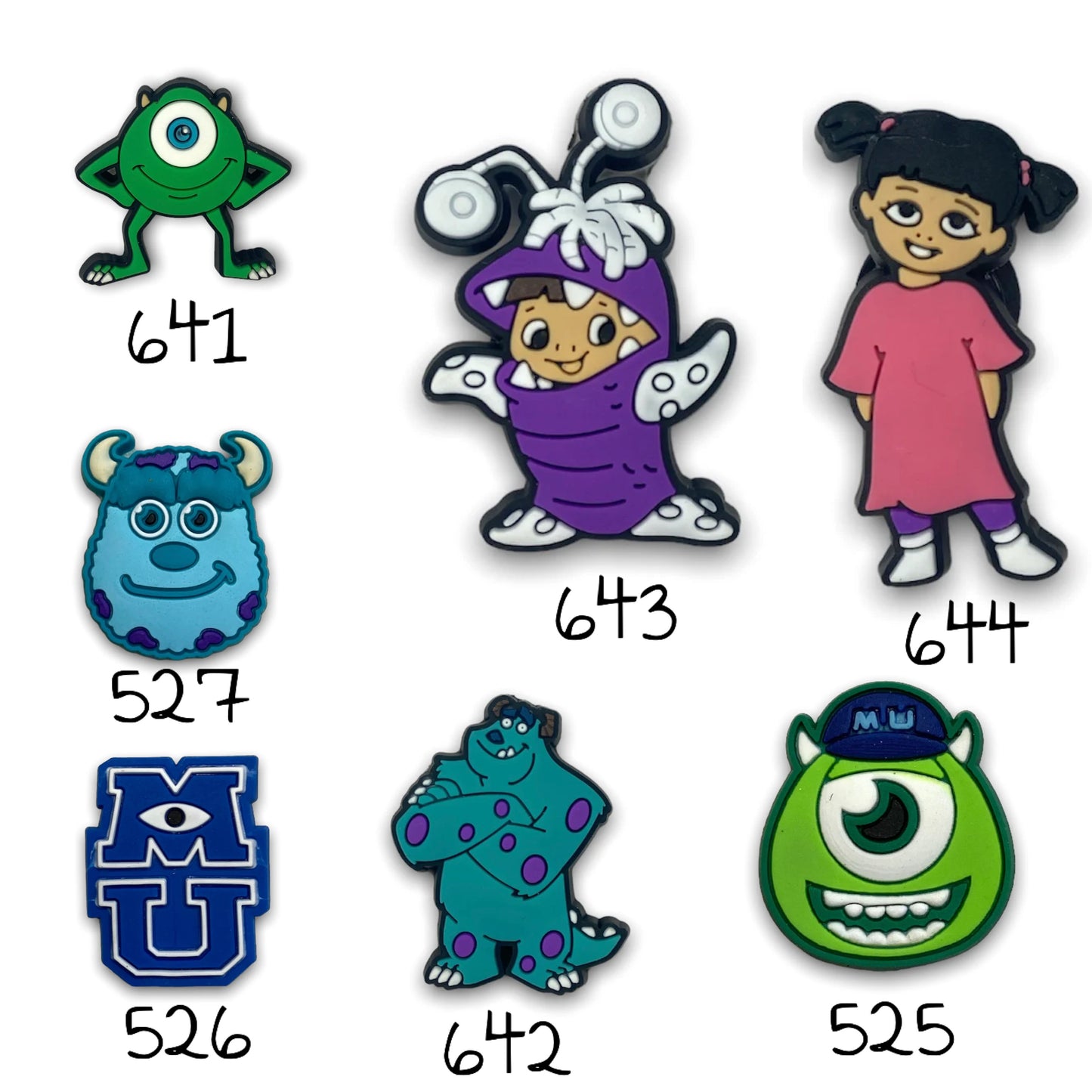 Monsters Silicone Charms