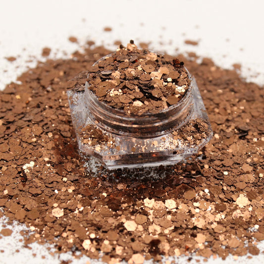 Chocolate Chunky Mix Metallic Glitter