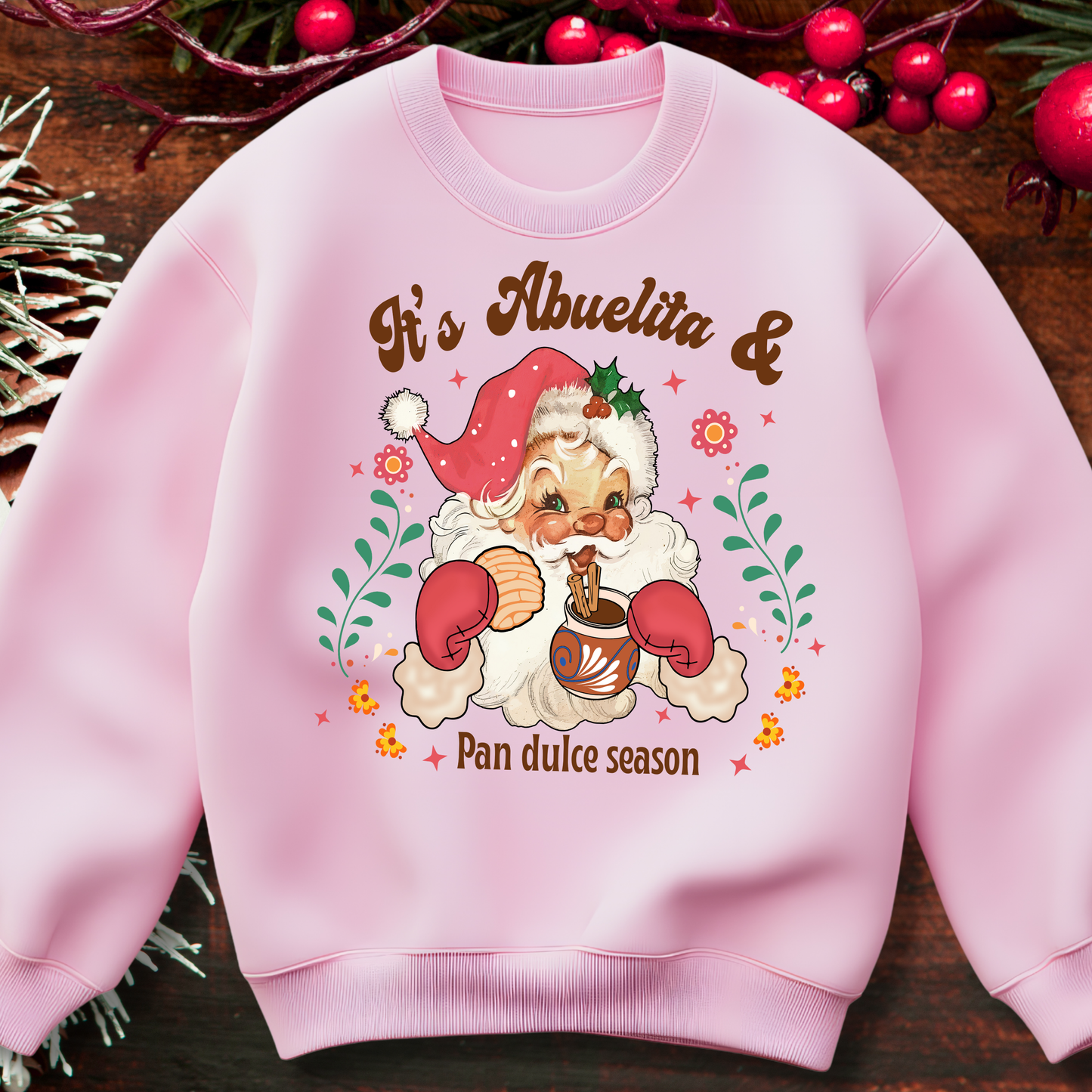 RTS- Abuelita & Pan Dulce  Christmas Crewneck