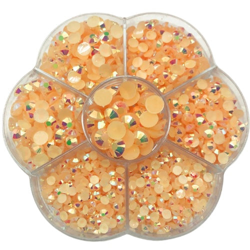 Orange Rhinestones Set