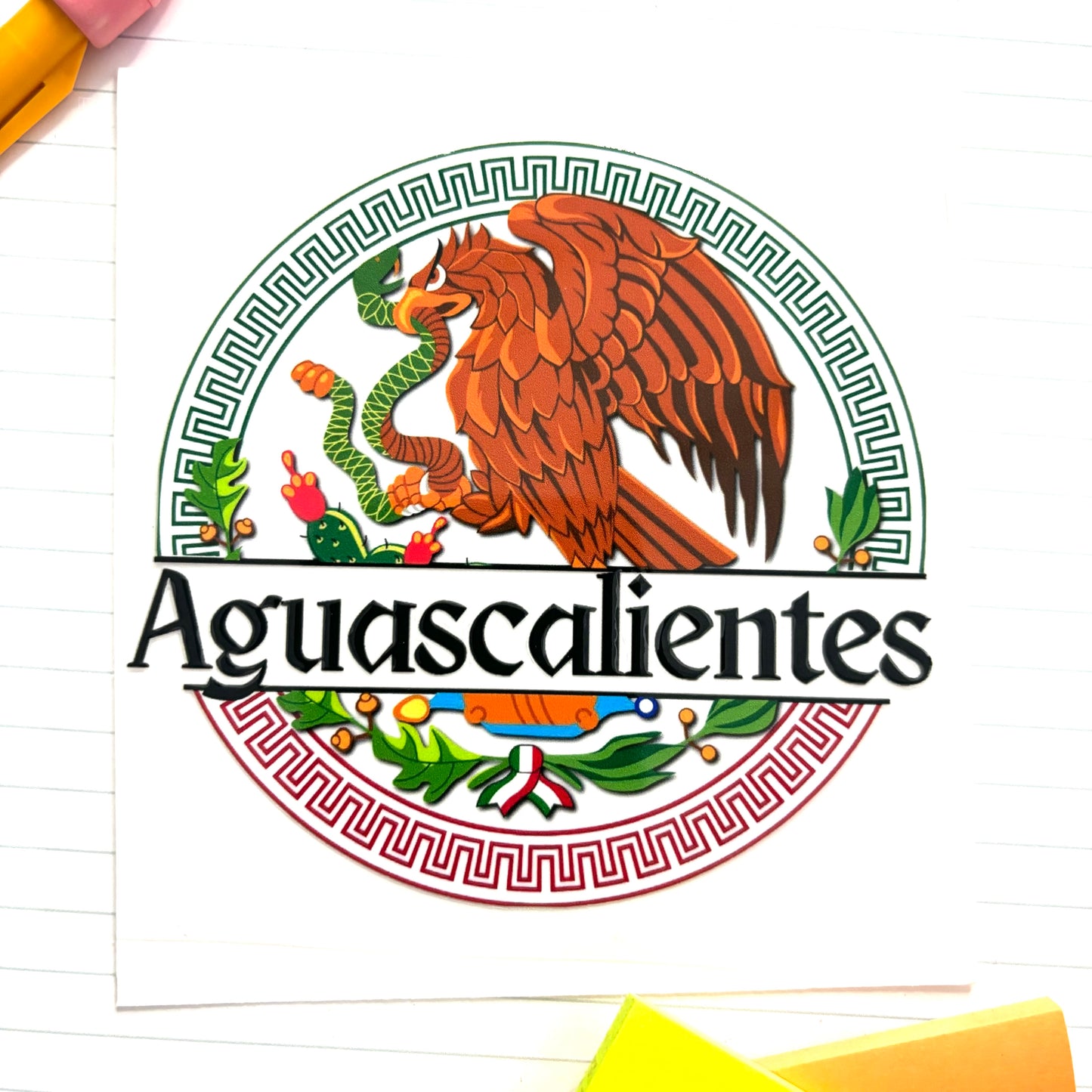 460 - A Aguascalientes Decal (EXCLUSIVE)