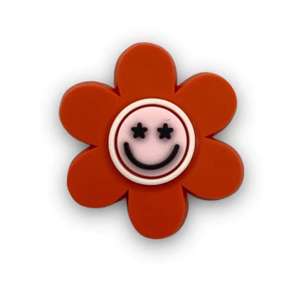 Happy Flower Silicon Charm