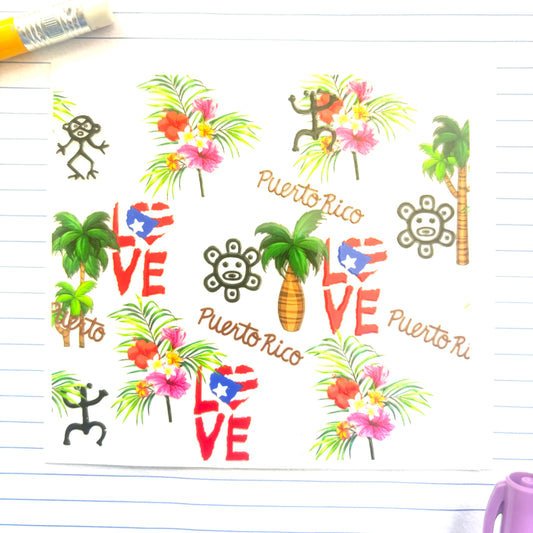 427-A Puerto Rico Love Decal