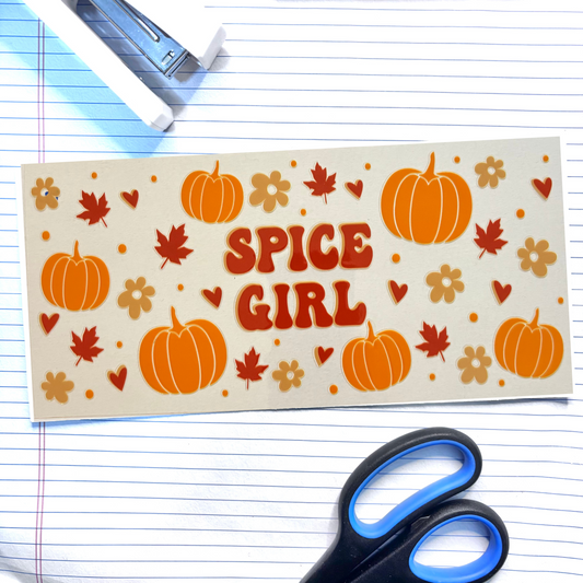 Fall 012 Spice Girl 16oz uv dtf wrap