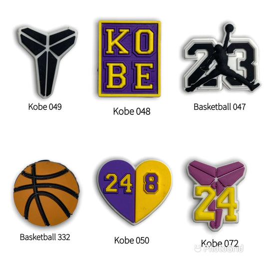 Basketball Lakers Croc Charms