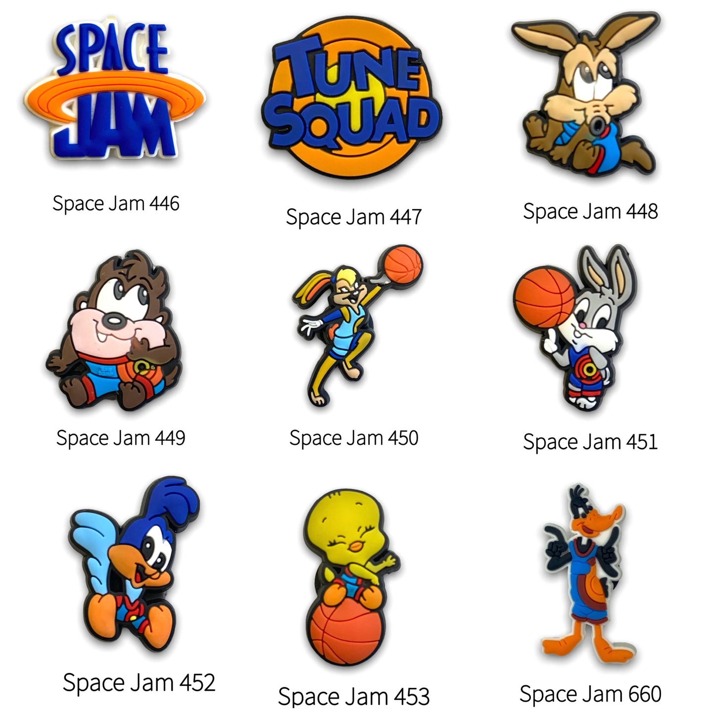 Space Jam Silicone Charms
