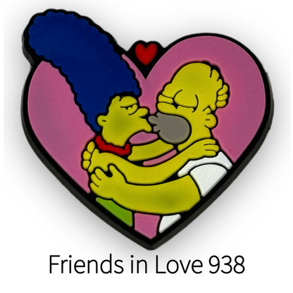 Friends in Love Silicone Charms