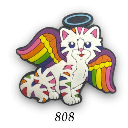 Rainbow Animals Silicone Charms