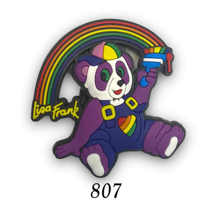 Rainbow Animals Silicone Charms