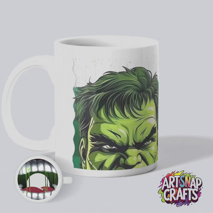 002 Mug Hulk UV DTF Wrap