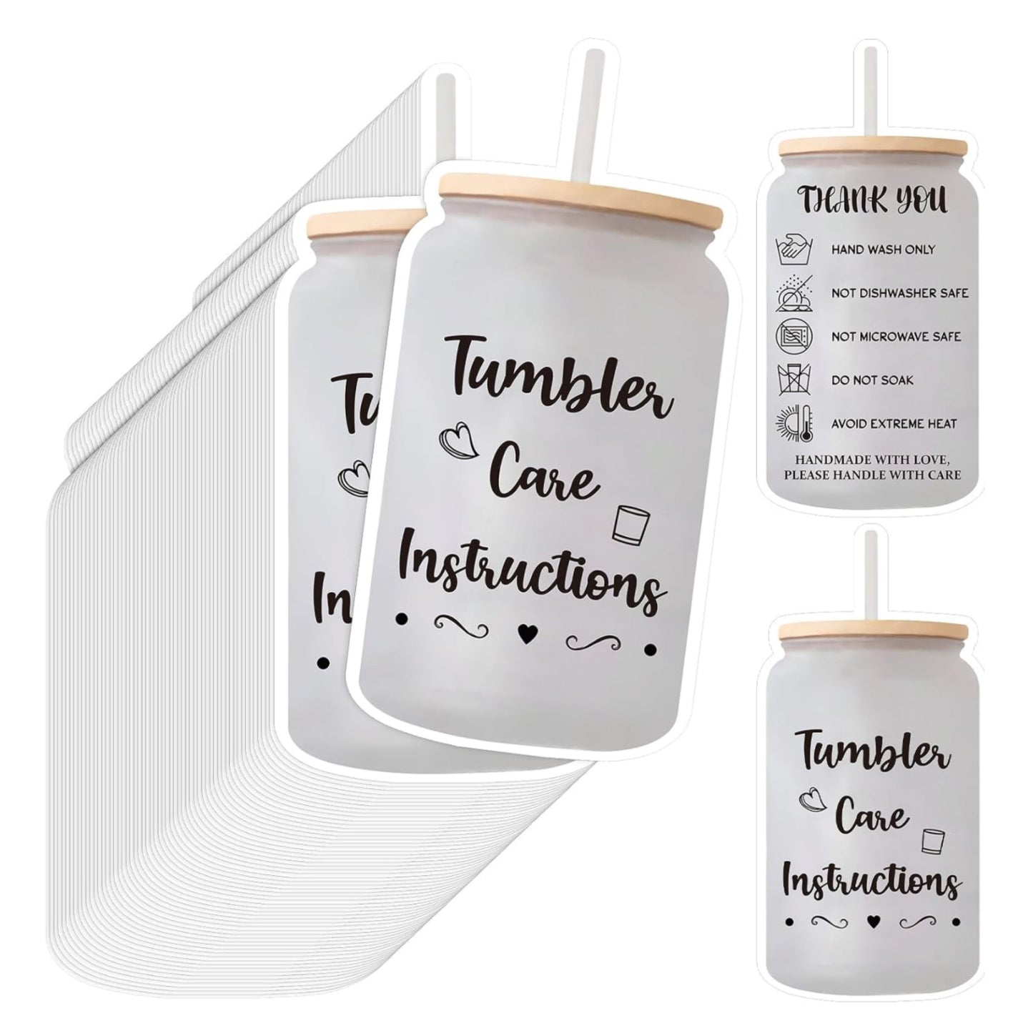 Tumbler Care Card