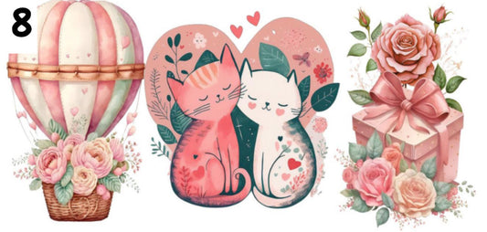 008 Cats in Love Valentine