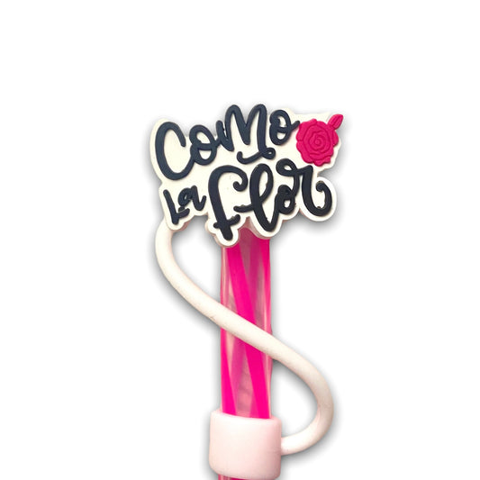 Straw Lid Como La Flor 2